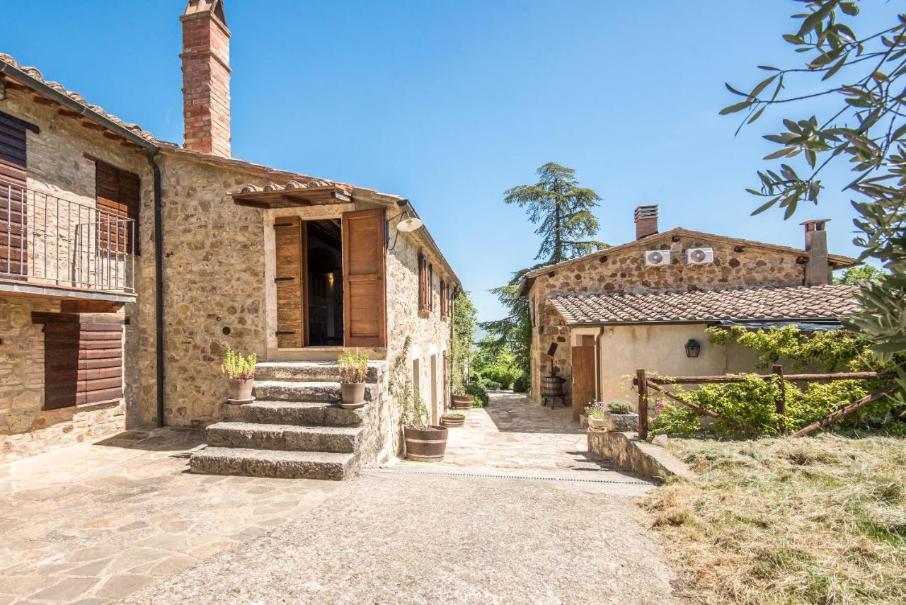 Appartamento Gemma Bianca-Tavoleto Castiglione dʼOrcia Buitenkant foto