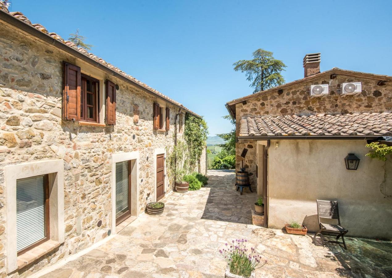 Appartamento Gemma Bianca-Tavoleto Castiglione dʼOrcia Buitenkant foto