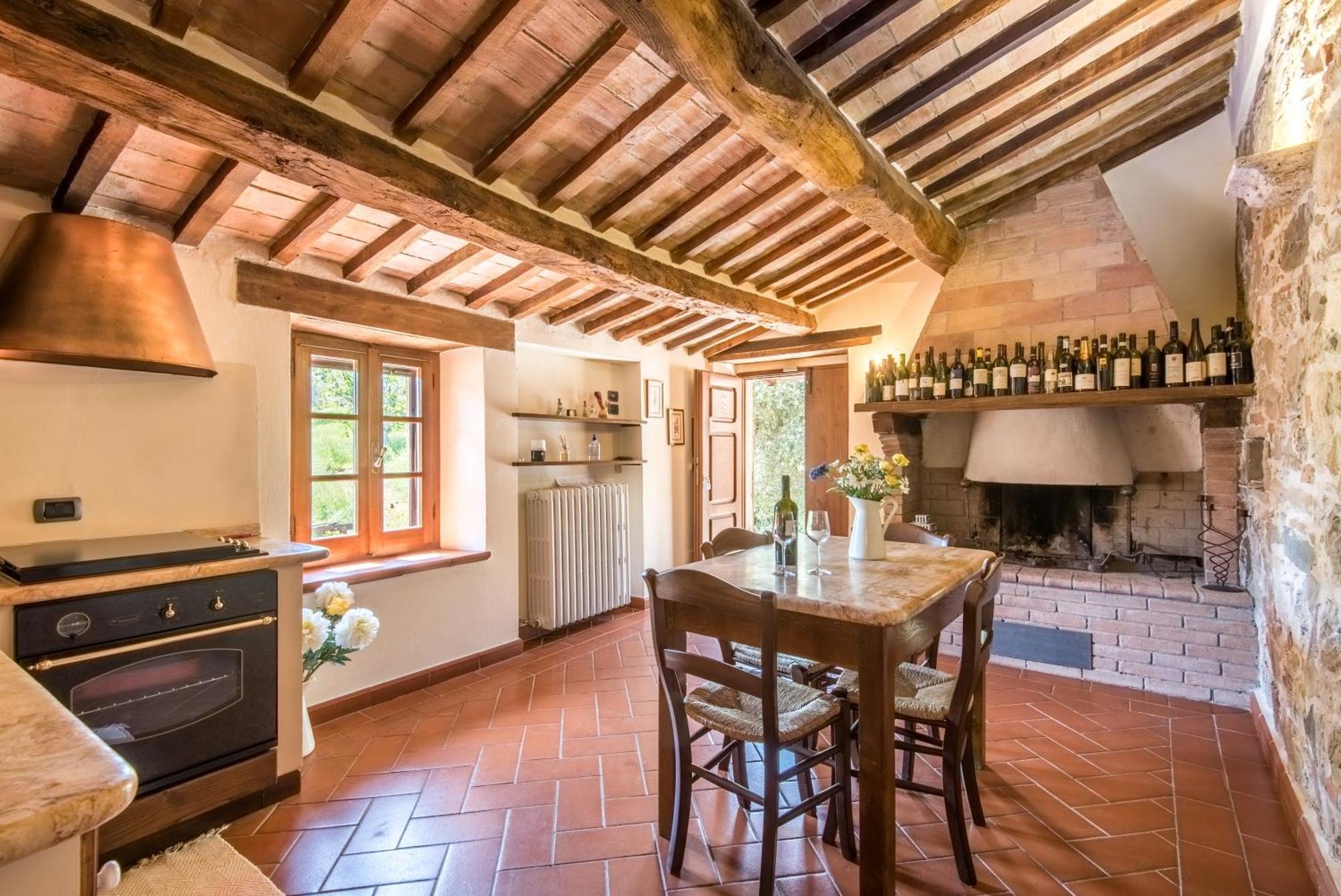 Appartamento Gemma Bianca-Tavoleto Castiglione dʼOrcia Buitenkant foto